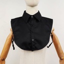 HALF SHIRT COLLAR (Black)