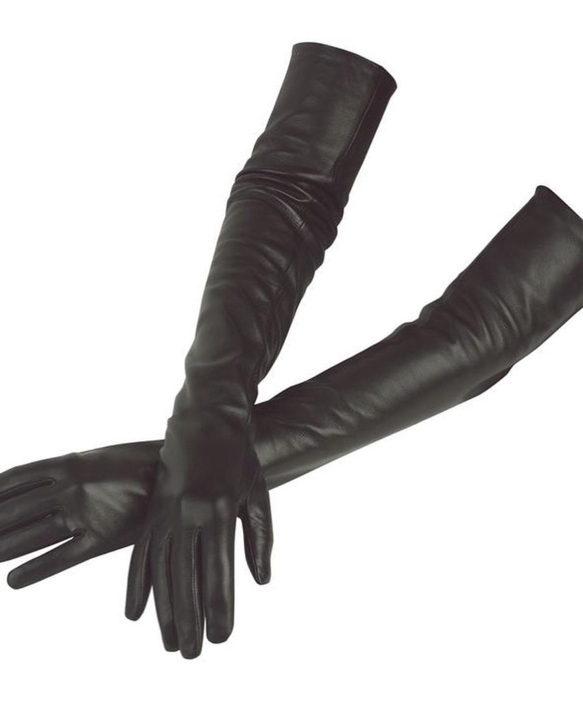 LEATHER GLOVES (Black)