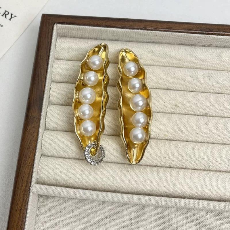 PEA EARRINGS (Gold)