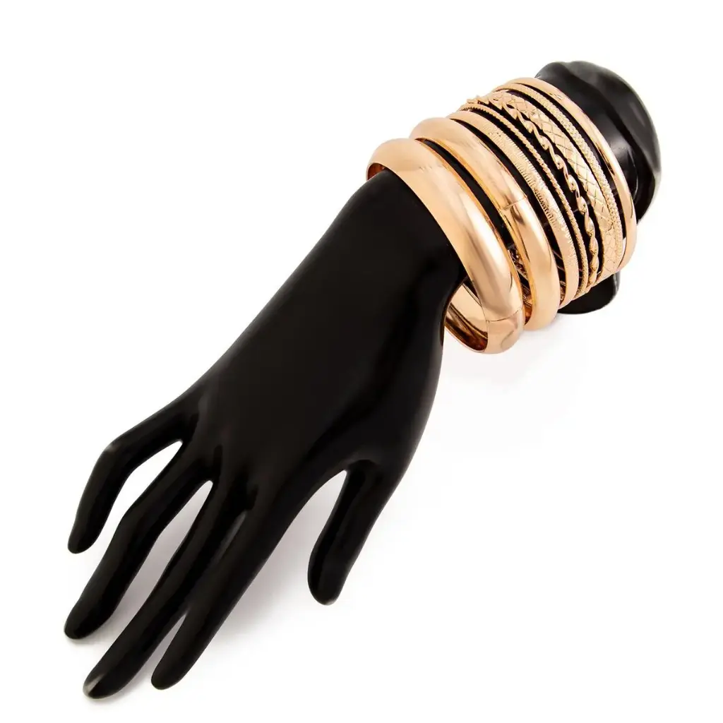 8PCS BRACELET SET  (Gold)