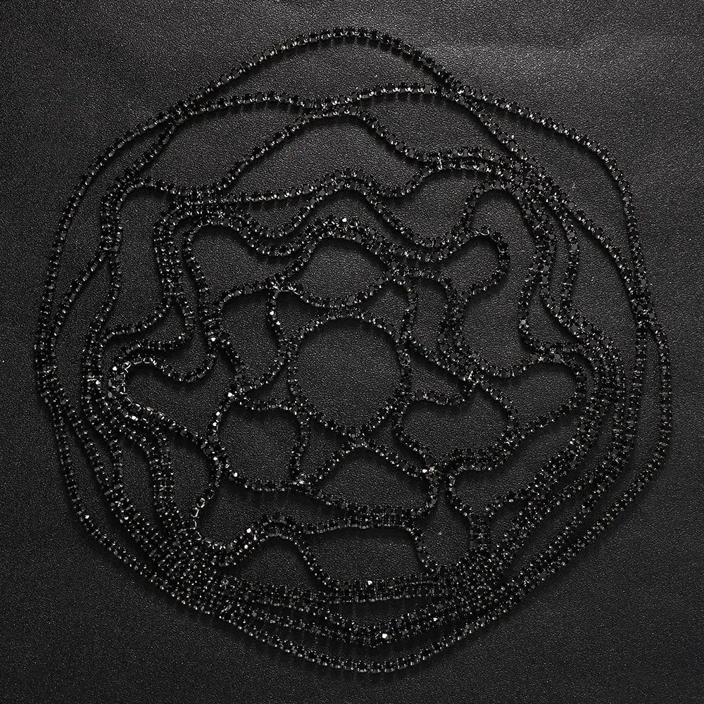 RHINESTONE HEADCHAIN (Black)
