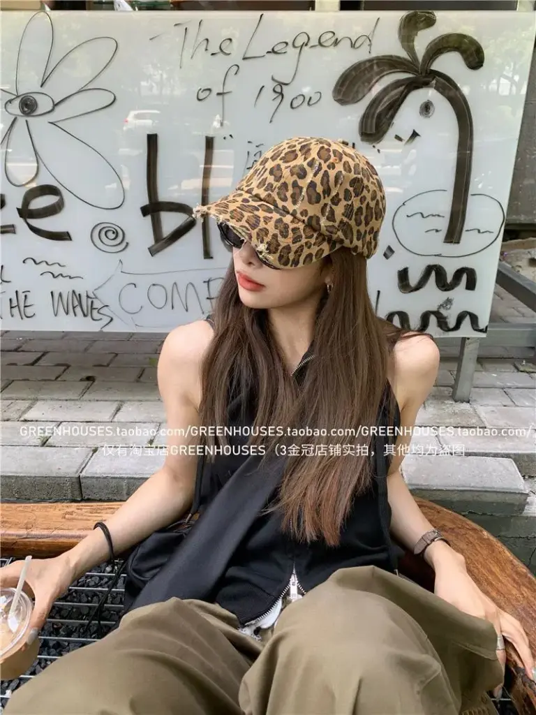 LEOPARD BASEBALL CAP