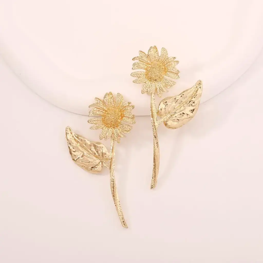 FLOWER DROP EARRINGS 
