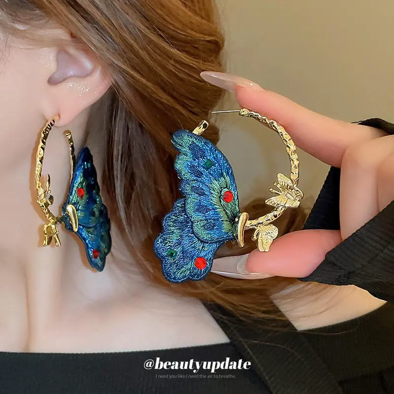 PEACOCK EARRINGS 