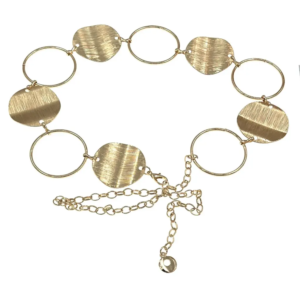 ROUND CHAIN BELT  (Gold)