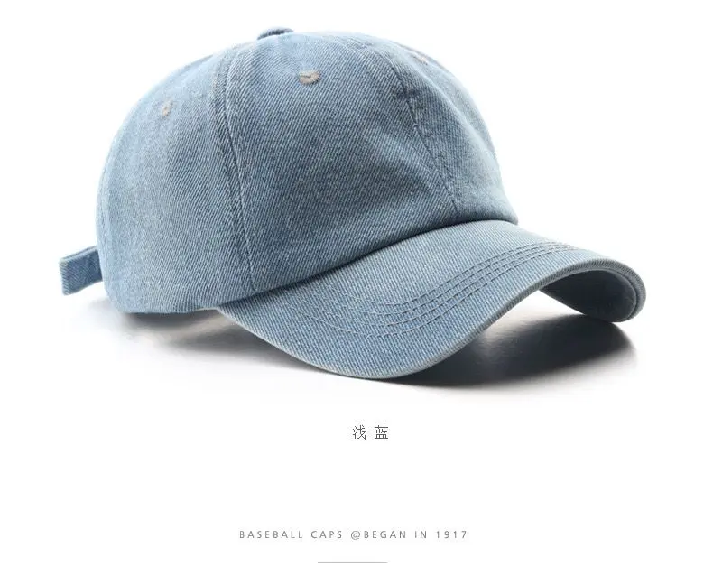 DENIM BASEBALL CAP 
