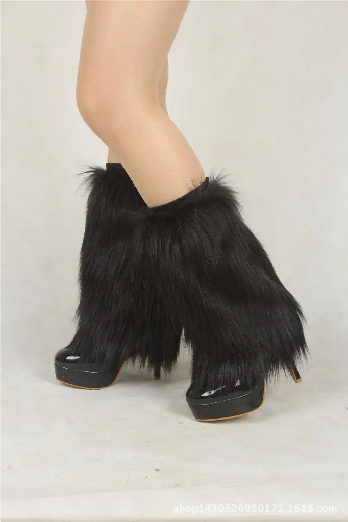 LEG FUR  (Black)