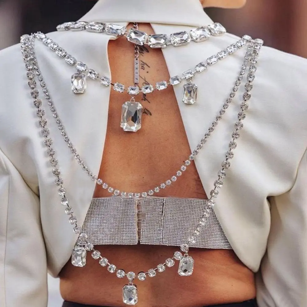 RHINESTONE BACK CHAIN 