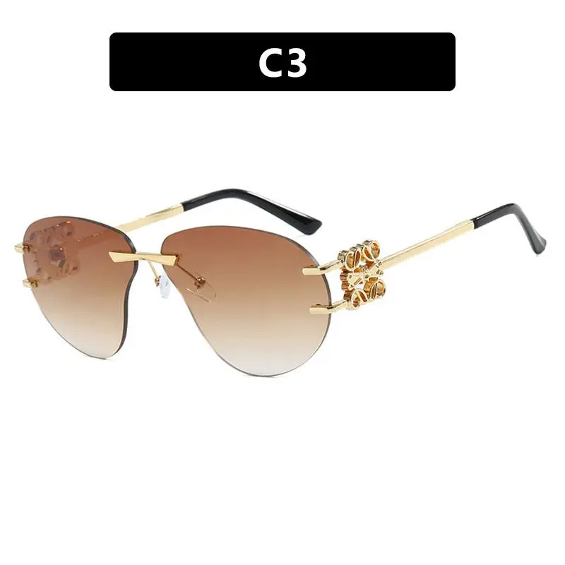 LO RIMLESS  SUNGLASSSES 