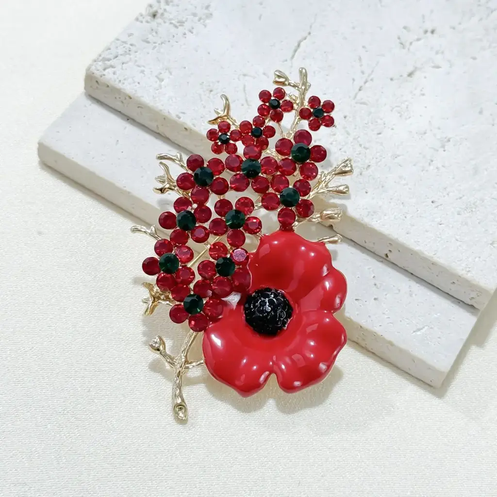 POPPY BROOCH