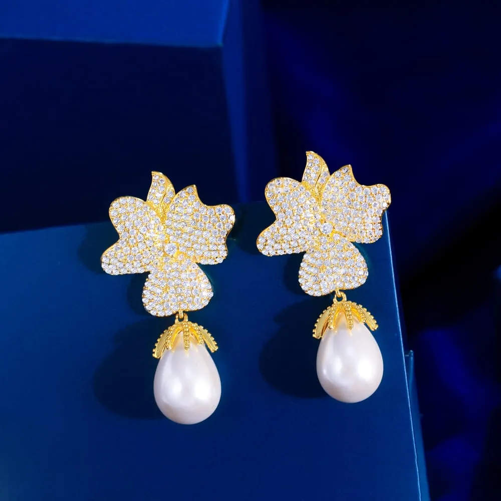 PEARL ZIR EARRINGS
