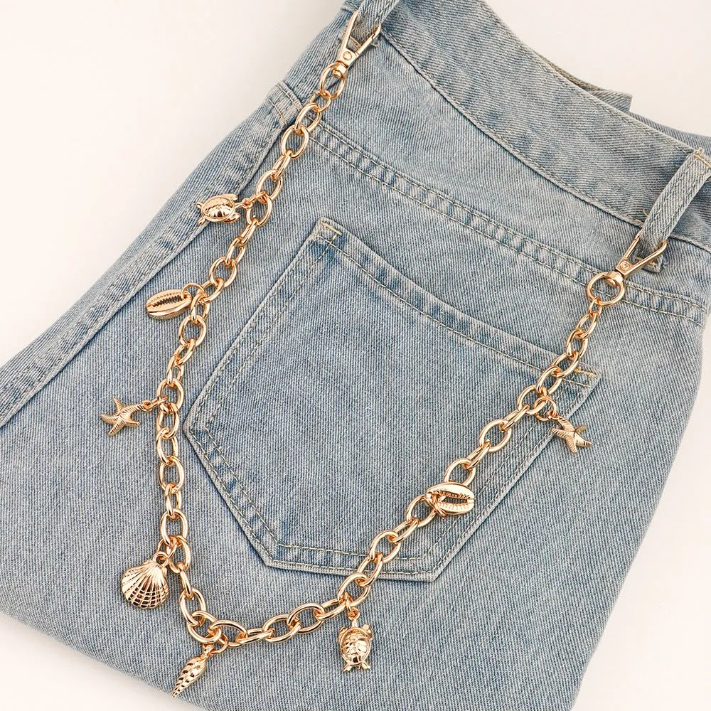 SHELL JEANS CHAIN
