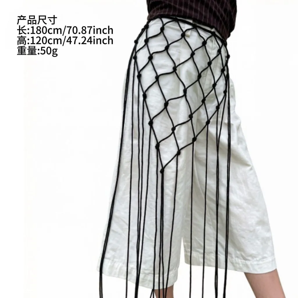 CROCHET BELT (Black)