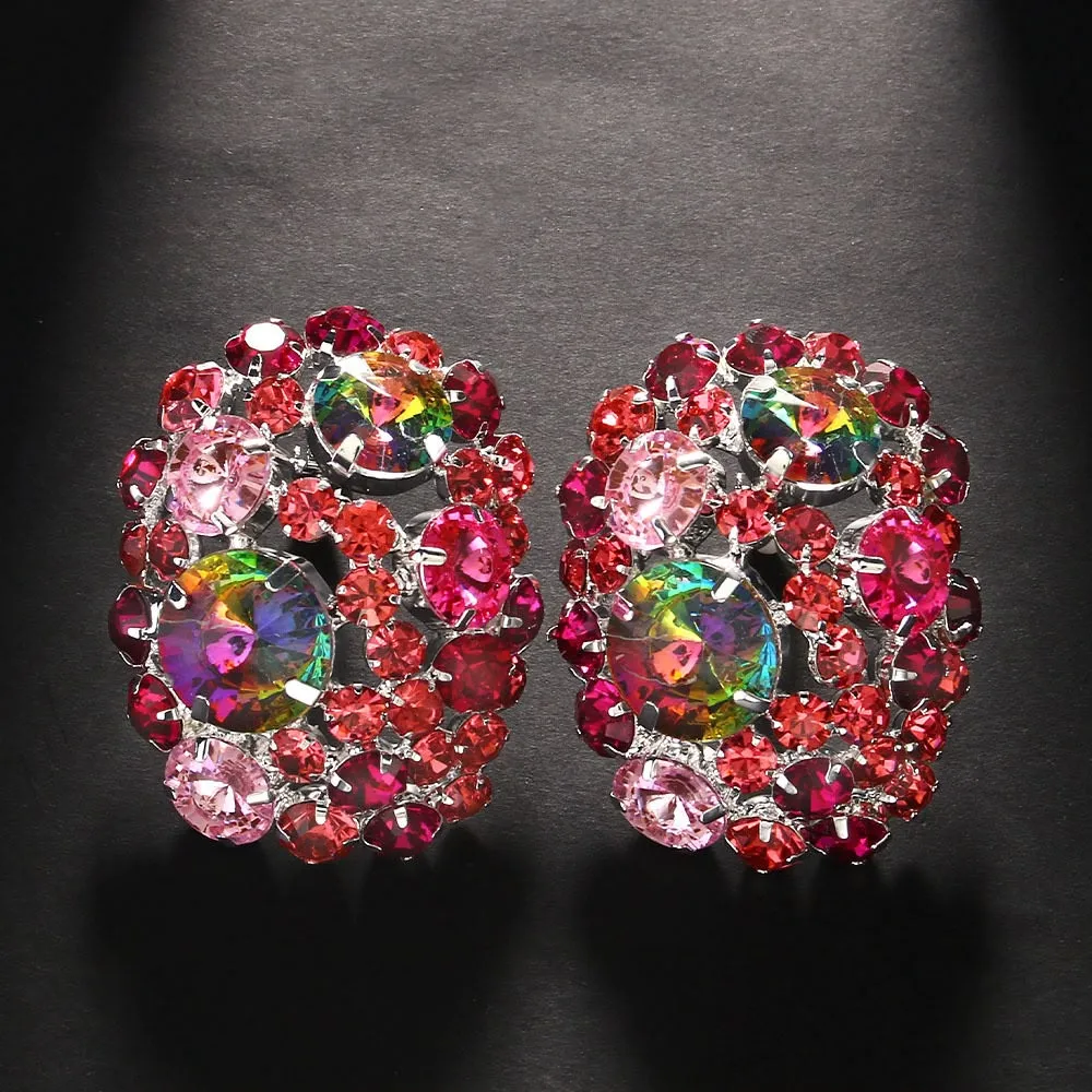OVAL CLIP EARRINGS