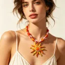 SUNFLOWER NECKLACE