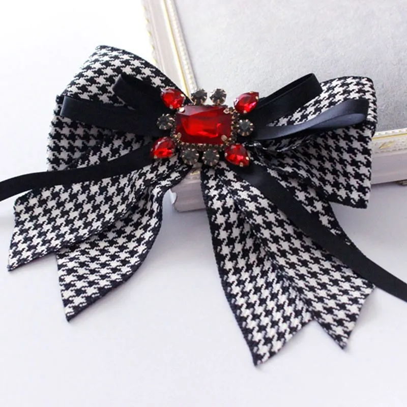 HOUNDSTOOTH BOW TIE