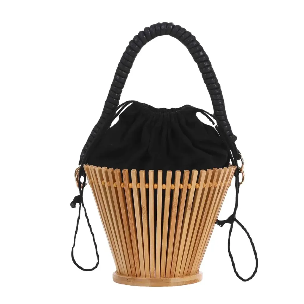 OVAL BAMBOO BAG