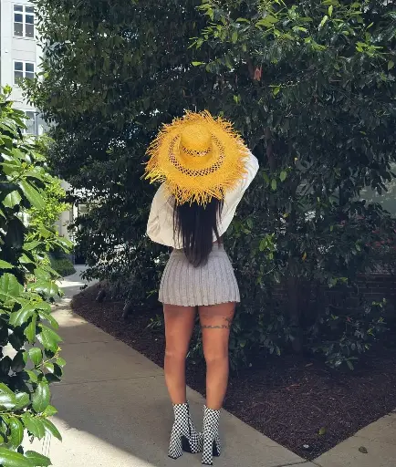 RAFFIA BEACH HAT 