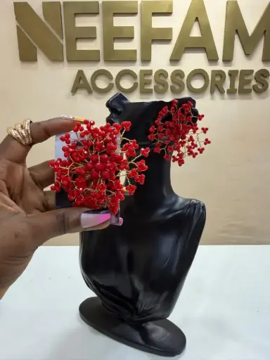 BEADED EARRINGS