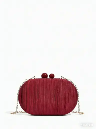 PLEATED CLUTCH 