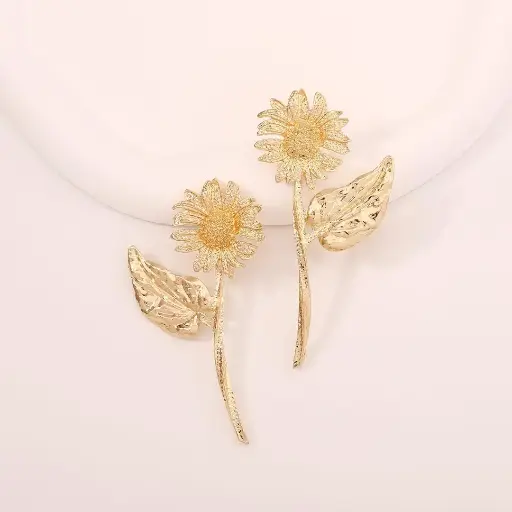 FLOWER DROP EARRINGS 