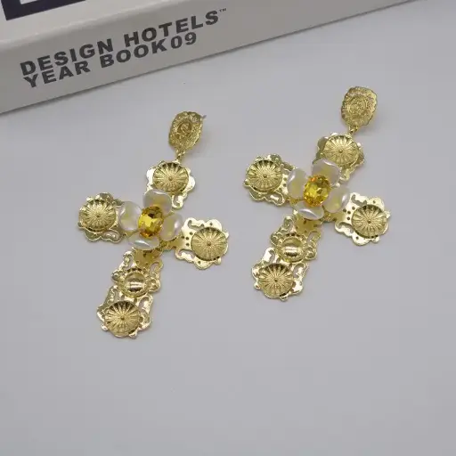 CROSS EARRINGS 