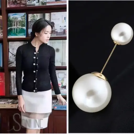 PEARL PIN BROOCH 