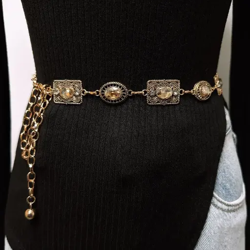 ANTIQUE CHAIN BELT 