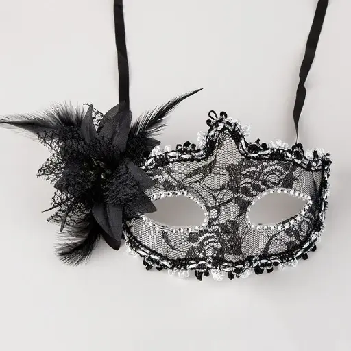 FLOWER LACE MASK 