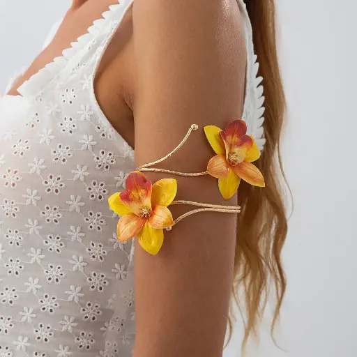 ORCHID ARM BRACELET 